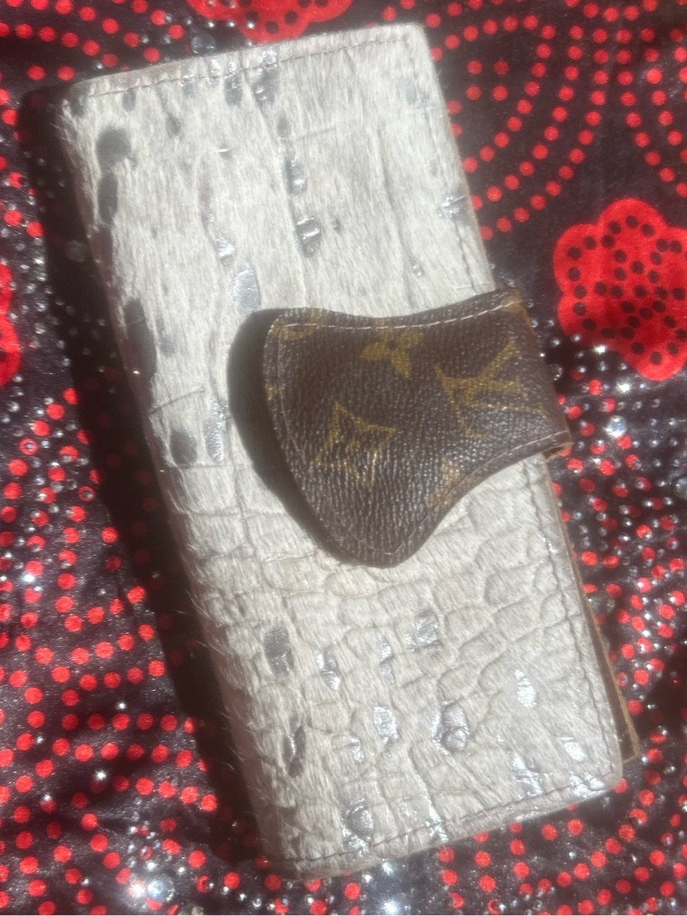 Keep it gypsy Hair On Hyde Wallet with LV